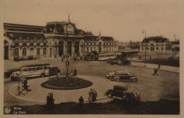 Mons // LA Gare (Autobus En Tram) 19?? - Mons