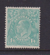 AUSTRALIA - 1931-36 George V 1s4d Watermark Multiple Crown Over C Of A  Hinged Mint - Nuevos