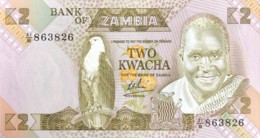 Zambia 2 Kwacha, P-24b (1980) - UNC - Signature 6 - Zambie