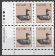 Canada - #917 - MNH PB  Of 4 - Num. Planches & Inscriptions Marge