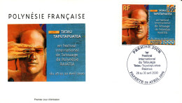 F P+ Polynesien 2000 Mi 818 FDC Tätowierung - Briefe U. Dokumente