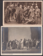 Passionsspiele Ober-Ammergau "Verleugnung Jesu" 1922, Fotokarte MWSt. 1934 Jubiläums-P.-Spiele, Abschied Von Bethanien - Giochi Regionali