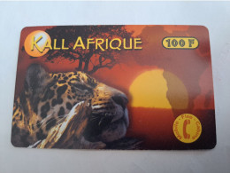 FRANCE/FRANKRIJK  / KALL AFRIQUE / PANTER/ CHEETAH  /100 FF/  PREPAID  / USED   ** 14006** - Voorafbetaalde Kaarten: Gsm