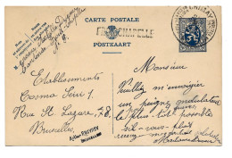 FROIDCHAPELLE  Naamstempel Cachet Linéaire  Entier 50 Ct  Chimay 25 II 1933 - 1932 Ceres Y Mercurio