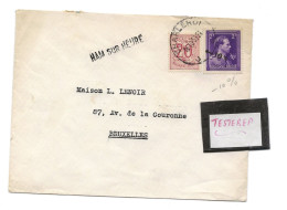 HAM SUR HEURE  Naamstempel Cachet Linéaire - 10 % N° 693 Charleroi 16.10.53 - 1946 -10%