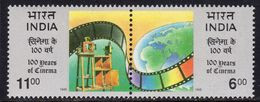 India 1995 Centenary Of Cinema Pair, MNH, SG 1619/20 (D) - Neufs