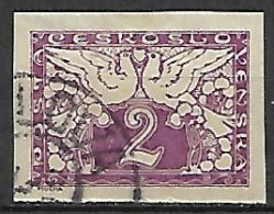 TCHECOSLOVAQUIE     -   Journaux  -  1920 .   Y&T N° 9 Oblitéré - Newspaper Stamps