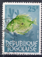 Togo 1965 Single Stamp Flowers And Animals In Fine Used - Togo (1960-...)