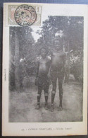 Congo Fillettes Bacoulis Cpa Timbrée - Frans-Kongo