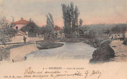 Pont De JALLIEU (Isère) Par Bourgoin - Tirage Couleurs - Précurseur Voyagé 1904 (2 Scans) Pharmacien à Joyeuse Ardèche - Jallieu