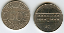 Islande Iceland 50 Kronur 1971 KM 19 - Iceland