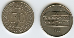 Islande Iceland 50 Kronur 1977 KM 19 - Iceland