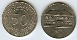 Islande Iceland 50 Kronur 1978 KM 19 - Iceland