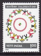 India 1995 Childrens Day, MNH, SG 1643 (D) - Neufs