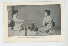 ETHNIQUES ET CULTURES - ASIE - JAPON - JAPAN - Cérémonie Du Thé (carte De Correspondance LIBRAIRIE LAROUSSE) - Asia