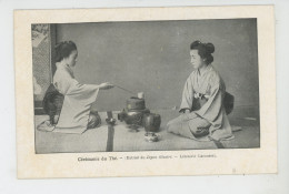 ETHNIQUES ET CULTURES - ASIE - JAPON - JAPAN - Cérémonie Du Thé (carte De Correspondance LIBRAIRIE LAROUSSE) - Asie