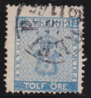 Sweden   .    Y&T   .    8      .     O   .     Cancelled - Used Stamps