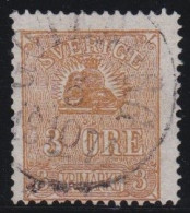 Sweden   .    Y&T   .    12      .     O   .     Cancelled - Used Stamps