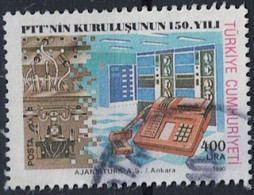 Türkei Turkey Turquie - 150 Jahre Türkische Post (MiNr: 2912 C) 1990 - Gest. Used Obl - Used Stamps