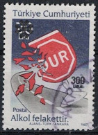 Türkei Turkey Turquie - Zerstörtes Stoppschild (MiNr: 2895) 1990 - Gest. Used Obl - Gebraucht