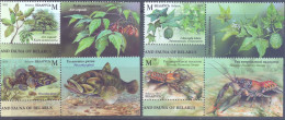 2023. Belarus, Invasive Species Of Flora And Fauna Of Belarus, 4 Stamps With Labels, Mint/** - Belarus