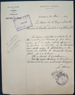 DOCUMENT PUY DE DOME / ST REMY SUR DUROLLE 1932 PORTEUR DE DEPECHES - Manuscrits