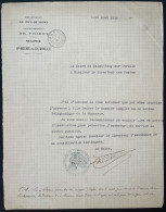 DOCUMENT PUY DE DOME / ST REMY SUR DUROLLE 1913 OUVERTURE DU SERVICE DE CABINE TELEPHONIQUE - Manuscrits