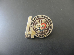 Old Ski Badge - Slovakia - Velka Cena Slovenska Vysoke Tatry '95 - Non Classés