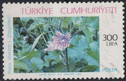 Türkei Turkey Turquie - Wilde Malve (Malva Silvestris) (MiNr: 2841) 1988 - Gest. Used Obl - Gebruikt