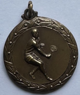 Tennis. Médaille En Bronze. F.R.B.L.T. Championnat De Belgique Interclubs. 1968. Racing Bruxelles.  - Andere & Zonder Classificatie