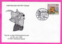 295983 / Germany BRD 1999 Cover -110 Pf. (1000 Jahre Bad Frankenhausen) Speyer Tag Der Jungen Briefmarkenfreu Ganzsachen - Umschläge - Gebraucht