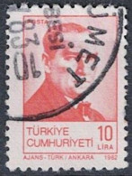 Türkei Turkey Turquie - Atatürk (MiNr: 2593) 1982 - Gest. Used Obl - Oblitérés