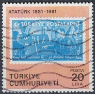 Türkei Turkey Turquie - 100. Geb. Von Atatürk (MiNr: 2554) 1981 - Gest. Used Obl - Gebruikt