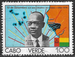Cabo Verde – 1976 PAIGC Anniversary 1.00 Used Stamp - Cap Vert