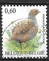 BELGIQUE    -   Perdrix  -   Oblitéré - Grey Partridge