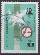 Türkei Turkey Turquie - Symbol. Verkehrsunfall (MiNr: 2566) 1981 - Gest. Used Obl - Usados