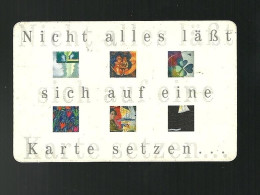 Carta Telefonica Germania - Nict Alles... - A + AD-Serie : Pubblicitarie Della Telecom Tedesca AG