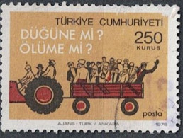 Türkei Turkey Turquie - Mit Menschen Vollbesetzter Traktoranhänger (MiNr: 2437) 1977 - Gest. Used Obl - Gebruikt