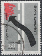 Türkei Turkey Turquie - Fahrbahnmarkierung (MiNr: 2436) 1977 - Gest. Used Obl - Gebraucht