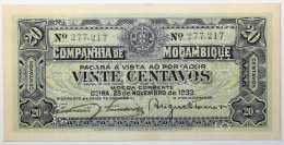 Mozambique - 20 Centavos - 1933 - PICK R29 - SPL - Moçambique