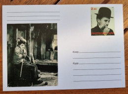 RUSSIE-Ex URSS Cinema Charlie Chaplin, CHARLOT Entier Postal émis En 1997 (neuf) - Film
