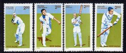 India 1996 Cricketers Set Of 4, MNH, SG 1654/7 (D) - Neufs