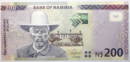 Namibie - 200 Dollars - 2018 - PICK 15c - NEUF - Namibie