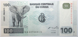 Congo (RD) - 100 Francs - 2000 - PICK 92A - NEUF - Democratic Republic Of The Congo & Zaire