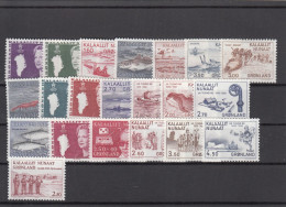 Greenland 1981-1983 - Full Years MNH ** - Années Complètes