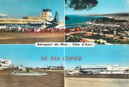 06 - NICE < AEROPORT Dans Les Années 1960 - AVION AIR FRANCE - AVIATION AIRPORT - Aeronautica – Aeroporto