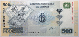 Congo (RD) - 500 Francs - 2020 - PICK 96c - SPL - Democratic Republic Of The Congo & Zaire