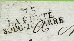 1802 LAC Sign. Jolliot MARQUE POST.  73 LA FERTE SOUS JOUARRE > Doulevant Haute Marne Berthelin Du Chauffour M. Forges - 1801-1848: Precursores XIX