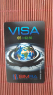 Prepaidcard Vosa With Simra Logo Belgium Used Rare - [2] Prepaid & Refill Cards