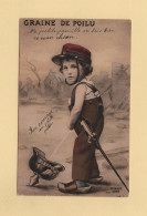 Graine De Poilu - Enfant Urinant Dans Casque A Pointe - Umoristiche